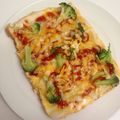 ゆっっっっっきん's cooksnap of when they made ずぼらママの簡単ランチ“餅ピザ”.