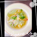 K0A9O0R8U♪'s cooksnap of when they made 簡単☆かにかまレタス中華風スープ.