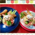 ミッチー☆☆'s cooksnap of when they made おひなさまの鮭カップ寿司.