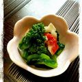 ☆くみころ's cooksnap of when they made 菜の花のオリーブわさび醤油あえ.