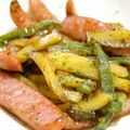 chiroyanma's cooksnap of when they made ★じゃが＆ピー＆ウインナーの炒め物★.