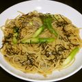 なかぽ's cooksnap of when they made あさりとアスパラの和風パスタ.