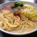 mmameco's cooksnap of when they made 野菜たっぷり♡ヘルシーラーメン.