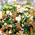 かっちゃんえっちゃん's cooksnap of when they made ほうれん草の白和え☆.