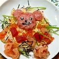 かえま's cooksnap of when they made ひな祭りにクマさんちらし寿司.