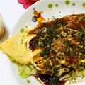 ちぃじゅんぎ's cooksnap of when they made お好み焼き風♪♪オムキャベもやし.