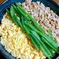なななぁにつくろ♪'s cooksnap of when they made 彩り鮮やか！三色そぼろ丼.