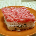 モモファム's cooksnap of when they made ひしもち風☆簡単ねぎとろ押し寿司♪.