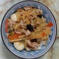 里咲。's cooksnap of when they made ウマい！中華丼.