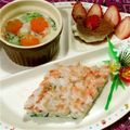 mashi28's cooksnap of when they made 菱餅もどきご飯（離乳食／後期／ひな祭り）.