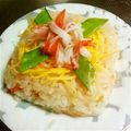 エレ♪'s cooksnap of when they made 超簡単！ひな祭り押し寿司♡.