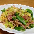 おマサ's cooksnap of when they made キャベツとベーコンと卵の炒め物.