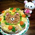 なお72's cooksnap of when they made ひなまつりの簡単リラックマちらし寿司♡.