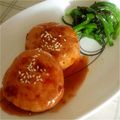 ﾋﾟﾝｸ☆ﾏｶﾛﾝ's cooksnap of when they made やわらか大根の豚肉巻きステーキ☆.