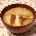 窓際主婦★'s cooksnap of when they made 【農家のレシピ】白菜と厚揚げの白味噌煮.