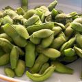 しーてっぷ's cooksnap of when they made 簡単少量の水とフライパンで蒸し茹☆枝豆☆.