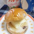 ponnko's cooksnap of when they made もっちりチーズのロールパンサンド♡.