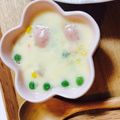 cobopad's cooksnap of when they made ミックスベジタブルで簡単茶碗蒸し♪.