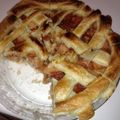 楽笑栗's cooksnap of when they made レンジ活用で簡単！カスタードアップルパイ.