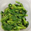 クロクロクローバー's cooksnap of when they made 菜の花の辛子あえ.