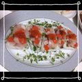 さちluv23's cooksnap of when they made クリスマスに☆おにぎり型で簡単ちらし寿司.
