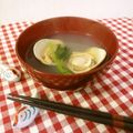 ローズレース's cooksnap of when they made はまぐりのお吸い物.