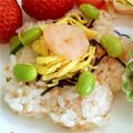 miruko65's cooksnap of when they made 簡単お祝いちらし寿司☆酢飯なし！お子様に.