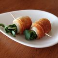 minch＊＊'s cooksnap of when they made お弁当に♪貝割れ竹輪巻き.