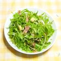 かふぇmomo's cooksnap of when they made 簡単✿水菜のベーコンサラダ.