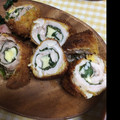 まえまえあき's cooksnap of when they made 鶏ささみのシソ.チーズ巻きフライ.