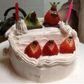 SNG45's cooksnap of when they made ひな祭りに！ひな人形のケーキ***.