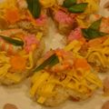 きたろうさん's cooksnap of when they made ひな祭りにお花のちらし寿司✿.