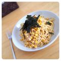 m0u0chan's cooksnap of when they made ツナコーンの混ぜるだけ✿和風パスタ.