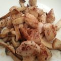 hee0721's cooksnap of when they made おつまみに☆エリンギと鶏肉のチーズ焼き☆.