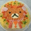 ふとっちょ１号's cooksnap of when they made ひなまつりの簡単リラックマちらし寿司♡.
