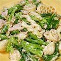 kunpuu's cooksnap of when they made 菜の花とマカロニの和風ツナサラダ.