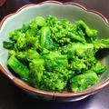 あやっぺ工房's cooksnap of when they made 菜花（おいしい菜）のおひたし.