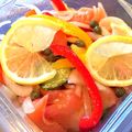 kimieimik's cooksnap of when they made おもてなしに♪簡単スモークサーモンマリネ.