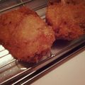 cobopad's cooksnap of when they made 豚こま肉でコロコロトンカツ＊お弁当にも。.