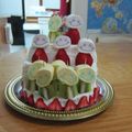cotyjeddah's cooksnap of when they made ひな祭りに！ひな人形のケーキ***.