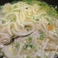 ちゃみ's cooksnap of when they made ♡てんぷらうどん♡～鍋焼きで～.