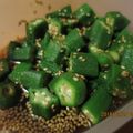 ちゃみ's cooksnap of when they made オクラのごまあえ.