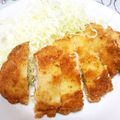 ♡mana's cooksnap of when they made カツレツ風!薄切り肉のチーズ挟みパン粉焼.