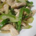amanusa's cooksnap of when they made 鶏肉とセロリの炒め物.