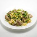 クックDAD's cooksnap of when they made 豚こまと豆苗たまごのふんわりニンニク炒め.