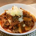 ＊ろりす＊'s cooksnap of when they made 早うま 圧力鍋で韓国風牛肉と大根の煮物.