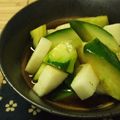 おりひめママ's cooksnap of when they made きゅうりの浅漬け　青じそ風味。.