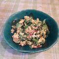 オレンジリング's cooksnap of when they made チンゲン菜とハムの卵炒め.