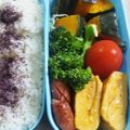 壬生艾（みぶよもぎ）'s cooksnap of when they made ヘルシーお弁当♡3分でかぼちゃの煮物.