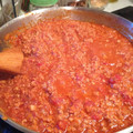 mpmpmpmpmp's cooksnap of when they made 簡単美味しいミートソース.